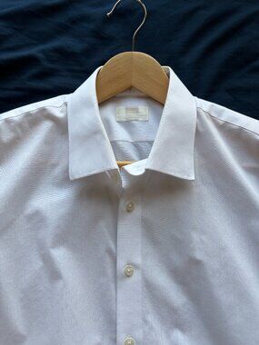Nordstrom Rack Men’s Express Non-Iron Trim Fit White Dress Shirt - Size XL